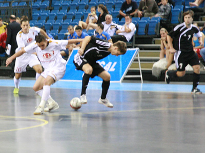 MVFC Berettyóújfalu vs Time Lvov (Photo courtesy: Brigitta Soós - Futsal Hungary)