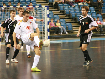 MVFC Berettyóújfalu vs Time Lvov (Photo courtesy: Brigitta Soós - Futsal Hungary)