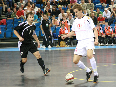 MVFC Berettyóújfalu vs Time Lvov (Photo courtesy: Brigitta Soós - Futsal Hungary)