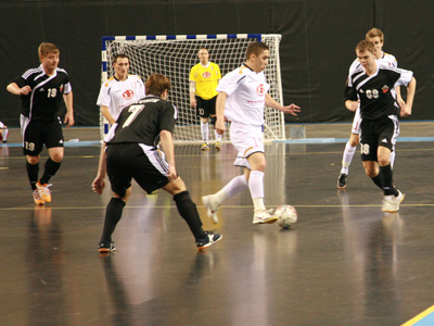 MVFC Berettyóújfalu vs Time Lvov (Photo courtesy: Brigitta Soós - Futsal Hungary)