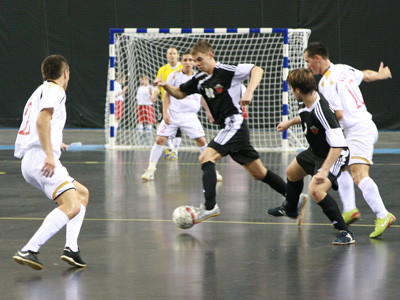 MVFC Berettyóújfalu vs Time Lvov (Photo courtesy: Brigitta Soós - Futsal Hungary)