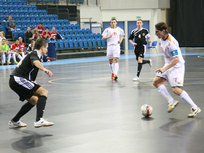 MVFC Berettyóújfalu vs Time Lvov (Photo courtesy: Brigitta Soós - Futsal Hungary)