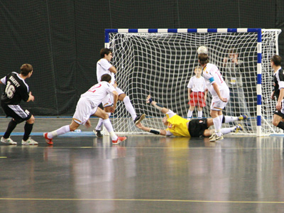MVFC Berettyóújfalu vs Time Lvov (Photo courtesy: Brigitta Soós - Futsal Hungary)