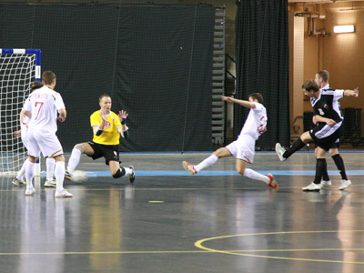 MVFC Berettyóújfalu vs Time Lvov (Photo courtesy: Brigitta Soós - Futsal Hungary)