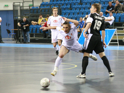 MVFC Berettyóújfalu vs Time Lvov (Photo courtesy: Brigitta Soós - Futsal Hungary)