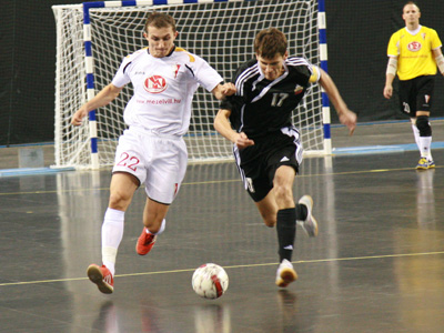 MVFC Berettyóújfalu vs Time Lvov (Photo courtesy: Brigitta Soós - Futsal Hungary)