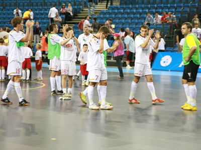 Time Lvov (Photo courtesy: Brigitta Sos - Futsal Hungary)