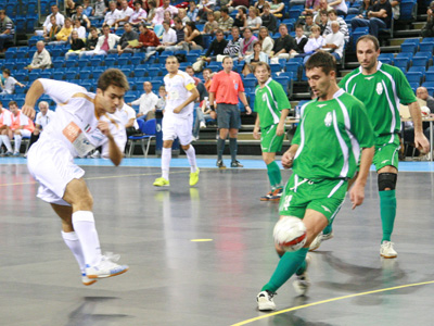 Alter Ego Luparense vs Tornado Chisinau (Photo courtesy: Brigitta Sos - Futsal Hungary)