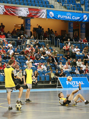 Time Lvov (Photo courtesy: Brigitta Sos - Futsal Hungary)
