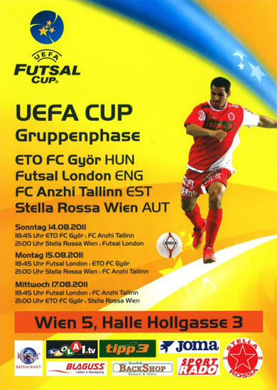 UEFA Futsal Cup 2011/2012 - Preliminary Round Group E in Vienna
