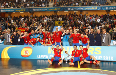 The winners... (Photo courtesy: Carmelo Rubio - RFEF)