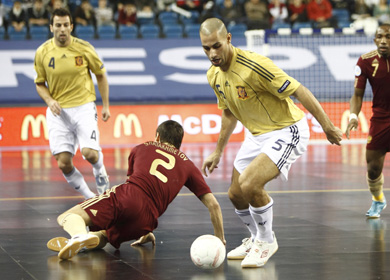 Fernandao and Torras vs Shayakhmetov (Photo courtesy: Carmelo Rubio - RFEF)