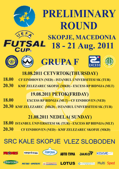 UEFA Futsal Cup, preliminary round, group F