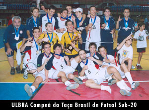 Ulbra celebrating the victory (Photo courtesy: www.ulbra.br)