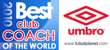 UMBRO Futsal Awards 2010 - Best Club Coach of the World