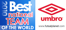 UMBRO Futsal Awards 2010 - Best National Team of the World