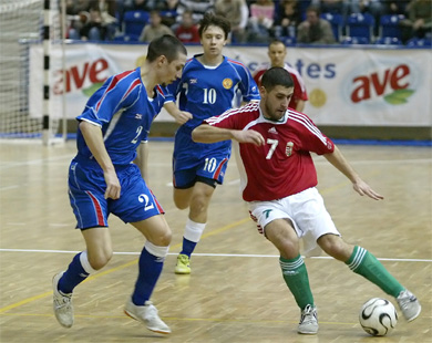 Tamas Lodi in action vs Russia (Photo courtesy: Miklos Biszkup)