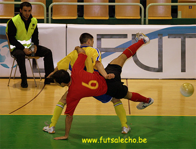 Belgium vs Moldova (Photo courtesy: Cedric Bouillon - Futsal Echo)