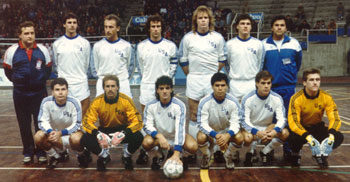 1987 U.S. Five-A-Side Team at FIFA Indoor Soccer Tournament in La Corua, Spain ...