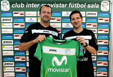 Jesus Velasco and Enrique Ibáñez Chicho (Photo courtesy: Inter Movistar)