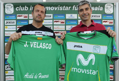 Jesus Velasco with Julio Garcia Mera (no need of introduction for both of them!) (Photo courtesy: Inter Movistar)