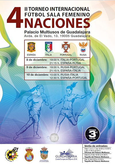 4 Nations Women Futsal Tournament - Guadalajara 2017