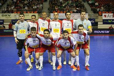 Martorell FS<br>Rubn, Kel, Rafa Munoz, Fernandao, Pc, Leandro<br>Jorge, Leo, Jordi Gay, Francis (Photo courtesy: Angel Perez - LNFS)