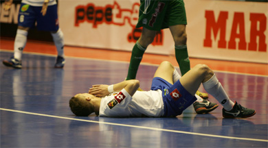 Victor Tejel is the emblem of a losing but proud Sala 10 Zaragoza (Photo courtesy: Rubn de Pedro - LNFS)
