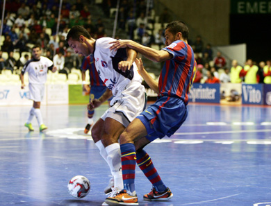 Messias vs Pc (Photo courtesy: Rubn de Pedro - LNFS)