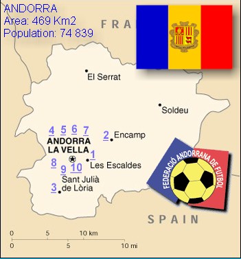 Andorran Futsal Map