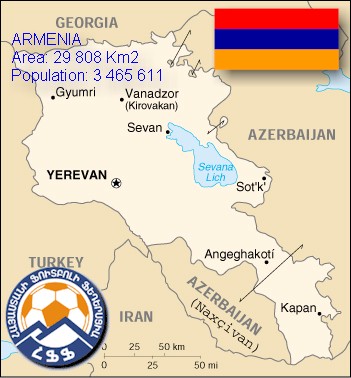 Armenian Futsal Map