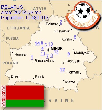 Belarussian Futsal Map