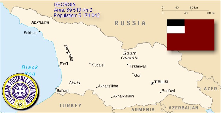 Georgian Futsal Map